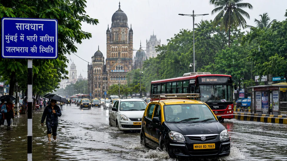 मुंबई में 24 घंटे में 265 मिमी बारिश से जनजीवन बेहाल, स्कूल बंद; IMD ने जारी किया रेड अलर्ट