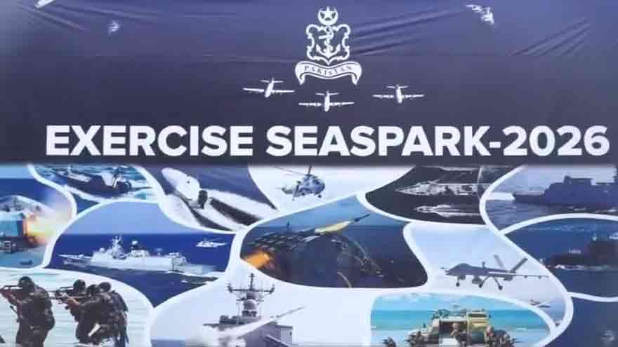 Pakistan Navy's exercise Seaspark 2026 begins in Karachi