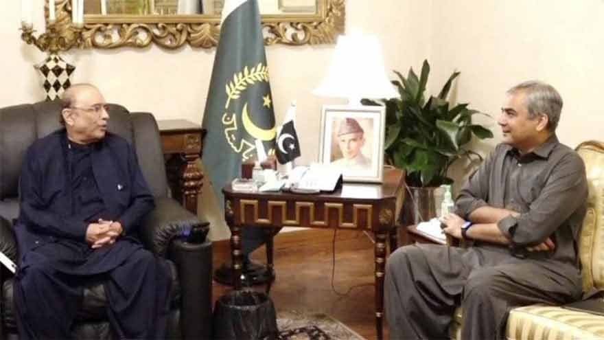 President Zardari, Mohsin Naqvi hold key meeting on national security