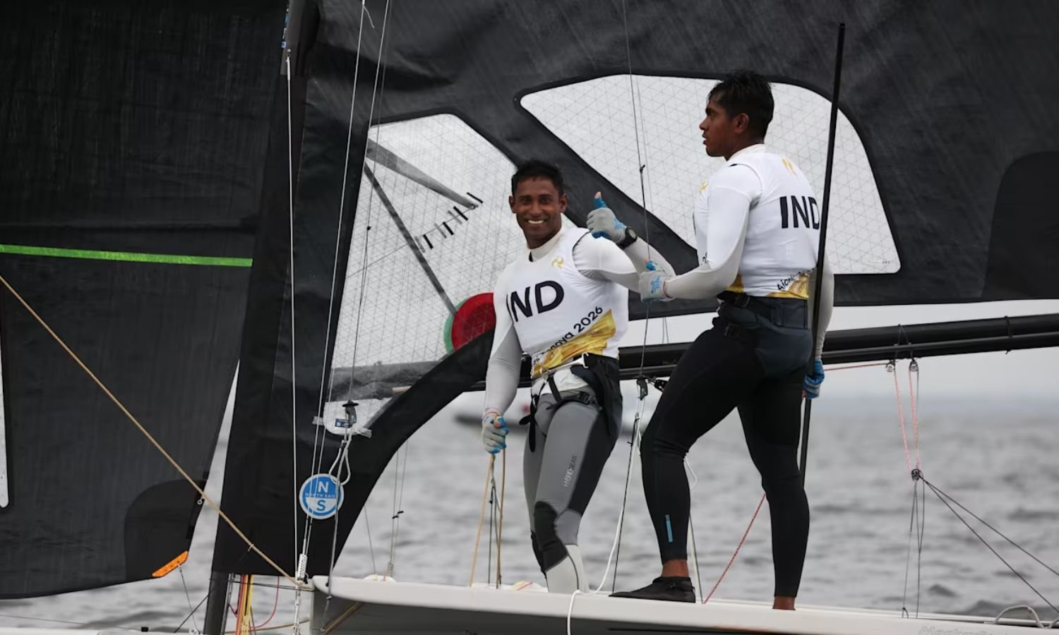 Cousins Manu Francis, Prince Noble win sailing silver at Asian Games