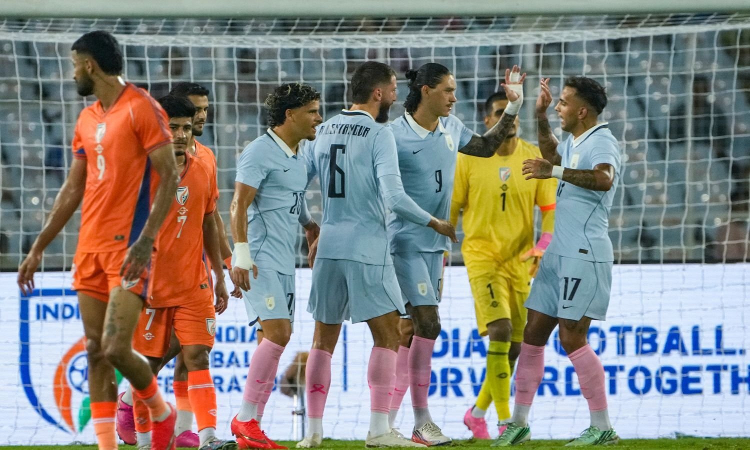 Football: Uruguay rout India despite Anirudh Thapa's goal